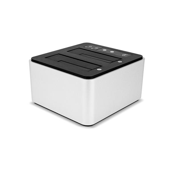 OWC OWCTCDRVDCK docking station per unità di archiviazione USB 3.2 Gen 2 [3.1 Gen 2] Type-C Nero, Argento (OWC Drive Dock USB 3.2 Gen1 Dual-Bay Drive Docking Solution)