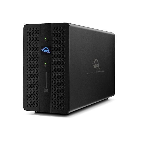 OWC Thunderbolt 3 Dock and Dual-Drive RAID Solution. 2x Thunderbolt 3