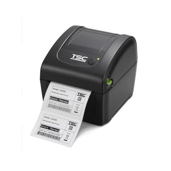 TSC DA210 stampante per etichette [CD] Termica diretta 203 x 203 DPI 152,4 mm/s Cablato (DA210, 203 dpi, 6 ips, USB - only, EU Power cord Direct - thermal label printer, USB 2.0 [High speed mode] - W