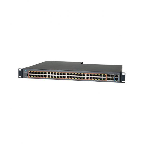 Cambium Networks EX2052R-P Gestito Gigabit Ethernet [10/100/1000] Supporto Power over Ethernet [PoE] 1U Nero (cnMatrix EX2052R-P, - Intelligent Ethernet PoE - Switch, 48 1G and 4 SFP+, No CRPS - no p