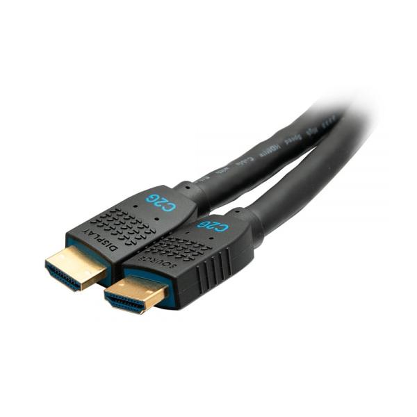 C2G Cavo HDMI® ad alta velocità, attivo e ultra flessibile da 6,1 m della serie Performance - 4K 60 Hz a parete, classificazione CMG 4 (C2G 20ft Ultra Flexible 4K Active HDMI)