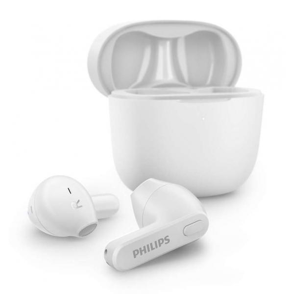 Philips Serie 2000 TAT2236WT Auricolare Wireless In-ear Musica e Chiamate Bluetooth Bianco (2000 Series Tat2236Wt Headset - Wireless In-Ear Calls/Music - Bluetooth White - Warranty: 12M)