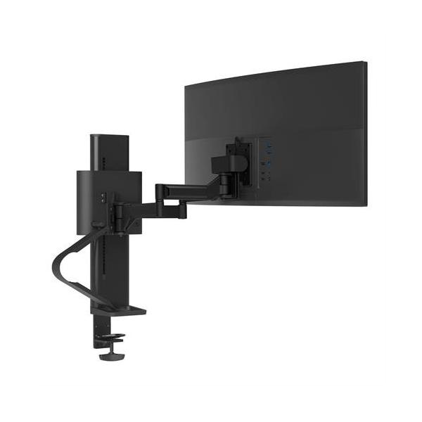 Ergotron TRACE 45-630-224 Supporti a parete per TV 96,5 cm [38] Scrivania Nero (TRACE SINGLE MONITOR PANEL - CLAMP MATTE BLACK)