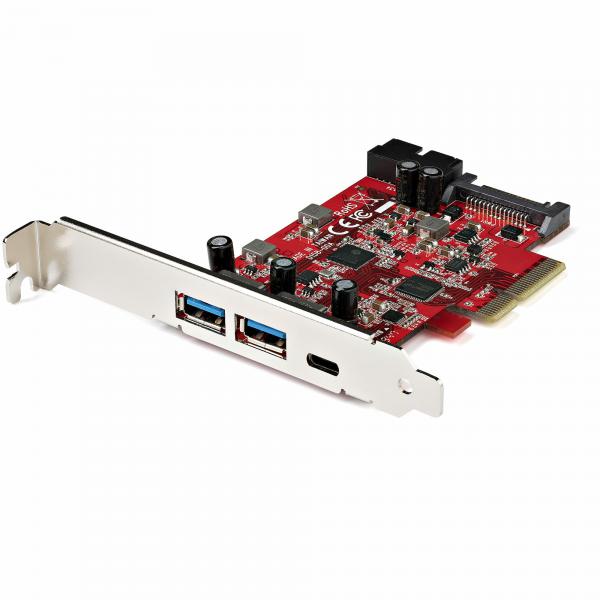 StarTech.com Scheda PCIe a 5 porte USB - Scheda PCIe USB 3.1 Gen 2 10Gbps con 1x USB-C e 2x USB-A - 1x 2 porte IDC [espansione interna per header USB 5Gbps] - Scheda Controller PCI Express USB C (5-P