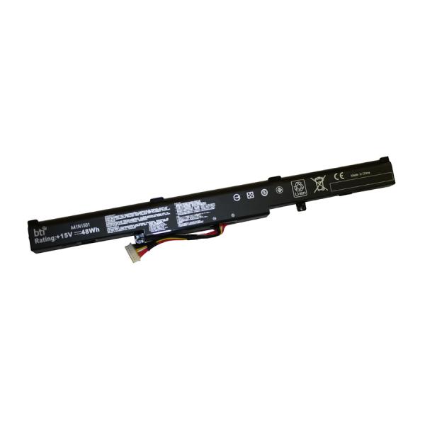 BTI A41N1501 Batteria (Replacement 4 cell battery for Replacement cell battery for ASUS ROG G752W ROG GL752 ROG GL752JW ROG GL752VL ROG GL752VW ROG N552 replacing OEM part numbers A41N1501 A41LK9H L4
