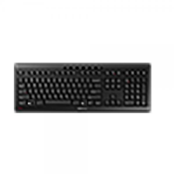 Contour Design Stream Wireless tastiera Universale Wireless a RF + USB QWERTY US International Nero (CHERRYSTREAMBLACK KEYBOARD - WIRELESS USB US INTERNATIONAL) - Versione Tedesca