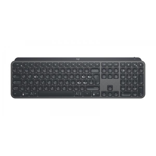 Logitech 920-010247 tastiera Ufficio Bluetooth Italiano Grafite (Logitech MX Keys - Tastiera - retroilluminato - senza fili - Bluetooth, 2.4 GHz - QWERTY - italiana - grafite)