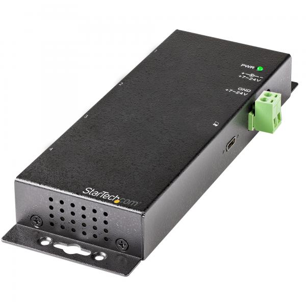 StarTech.com Hub US- C USB-A a 4 Porte 10 Gbps - Replicatore di porte 2x USB Type C e 2x USB Type A in metallo - Hub USB 3.1 Gen 2 con protezione alle sovratensioni di tipo ESD - Autoalimentato (4 PO