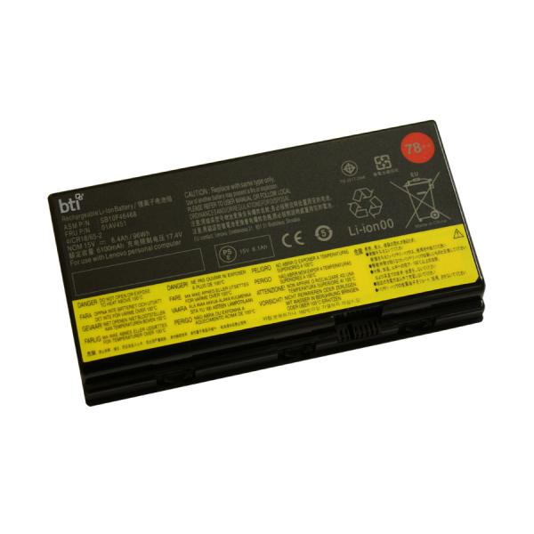 BTI 4X50K14092 Batteria (BTI 96Wh 8 cell 4X50K14092 compatible battery for LENOVO THINKPAD P71 20HL THINKPAD P71 20HK THINKPAD P70 20ES THINKPAD P70 20ER THINKPAD P70)