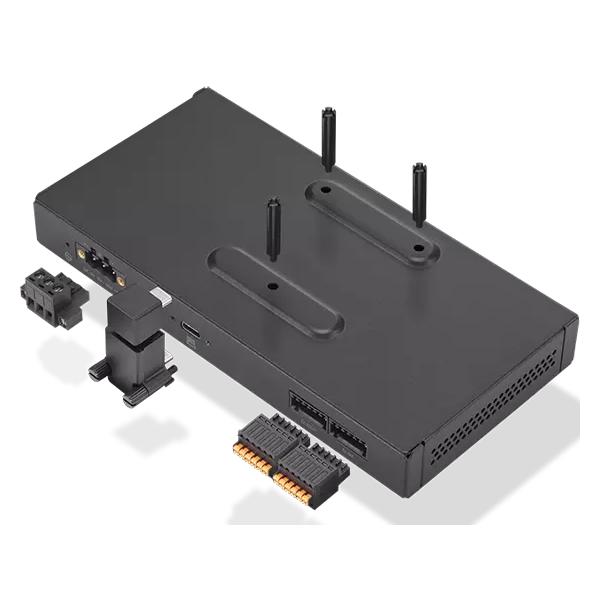Lenovo 4XH1C95567 replicatore di porte e docking station per laptop Cablato USB 3.2 Gen 1 [3.1 Gen 1] Type-C Nero (Lenovo IO Box - Duplicatore di porte - USB-C - 1GbE - CRU - per ThinkCentre M75t Gen