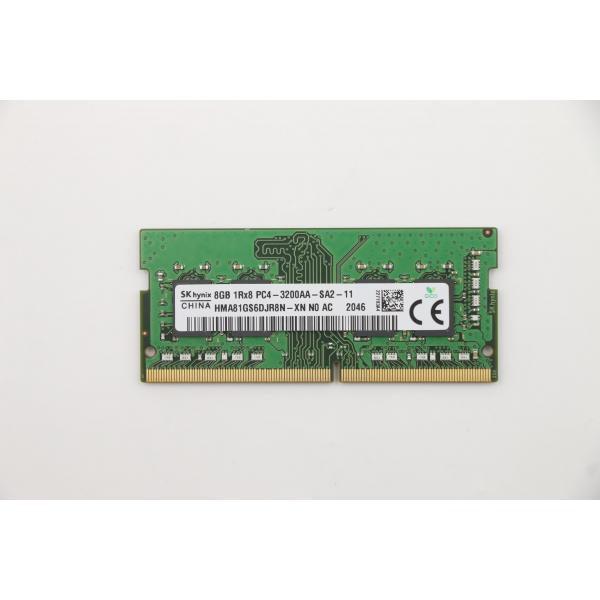 Lenovo 5M30V06795 memoria 8 GB 1 x 8 GB DDR4 260-pin SO-DIMM (SODIMM,8GB, DDR4, 3200 ,Hynix - Warranty: 6M)