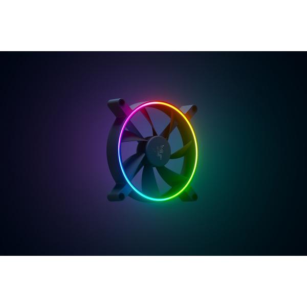 Razer Kunai Chroma Case per computer Ventilatore 14 cm Nero (Razer Kunai Chroma - indsats med bl?se)