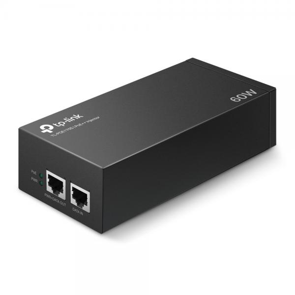 TP-Link Omada TL-POE170S Gigabit Ethernet (TP-Link TL-POE170S IEEE 802.3af/at/bt 60W PoE++ Injector)