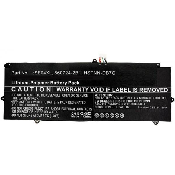 CoreParts MBXHP-BA0218 ricambio per laptop Batteria (Laptop Battery for HP 37.00Wh - 7.4V 5000mAh 37.00Wh Li-Pol - 7.4V 5000mAh Pro Tablet x2 612 G2, Pro Tablet x2 612 G2[1DT63AW], Pro Tablet x2 - Wa
