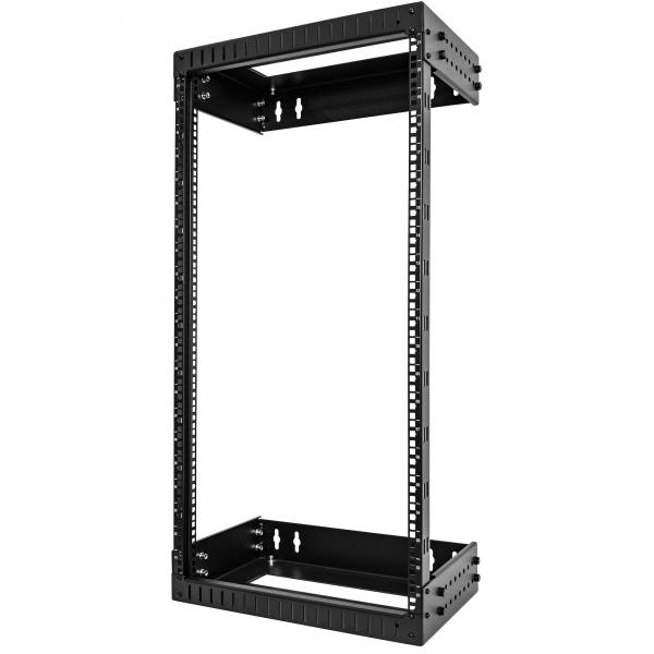 StarTech.com Armadio Rack a Muro 19 21U - Armadio di rete/Quadro rack 19 pollici a profondità regolabile 30-50cm - Resistente Server rack a parete a 2 montanti per AV/Dati/Telecomunicazioni/Attrezzat