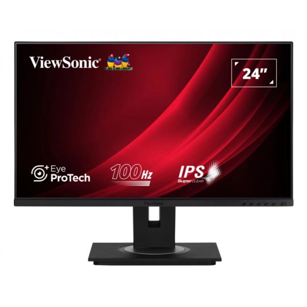 Viewsonic VG Series VG2448a Monitor PC 61 cm [24] 1920 x 1080 Pixel Full HD LED Nero (VG2448A-2 24IN LED 1920X1080 - 1000:1 5MS HDMI/DP/VGA 5Y WARR)