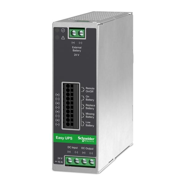 APC Din Rail Mount Switch Power Supply Battery Back Up 24V DC 20A gruppo di continuità [UPS] 0,48 kVA 480 W (E-UPS CONTROL MODULE 24V DC-DC DIN)