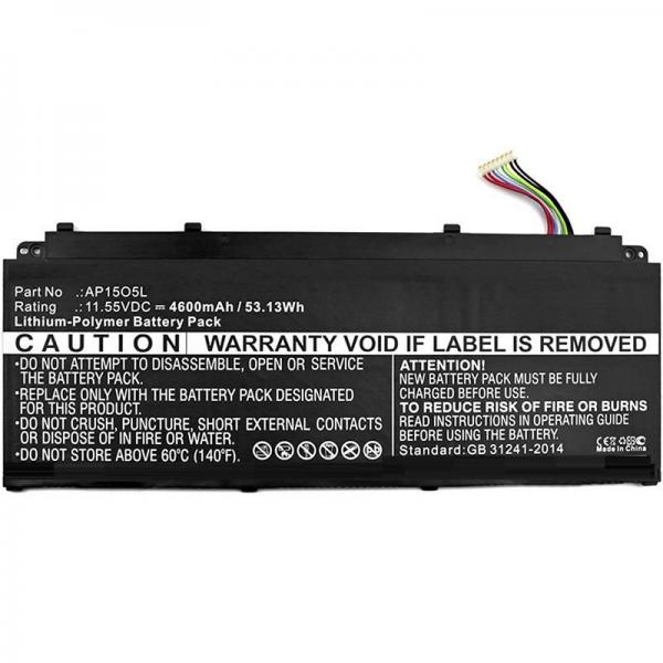 CoreParts MBXAC-BA0096 ricambio per laptop Batteria (Laptop Battery for Acer - 48.29Wh 11.1V 4350mAh 48Wh - Li-Pol 11.1V 4350mAh Black for Acer Notebook - Warranty: 12M)