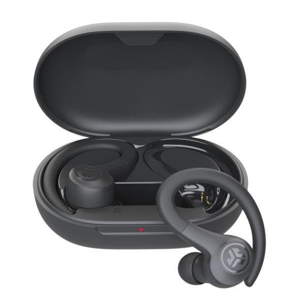 JLab Go Air Sport True Wireless Auricolare True Wireless Stereo [TWS] A clip Bluetooth Grafite (Go Air Sport True Wireless - Headphones- Graphite - Warranty: 24M)