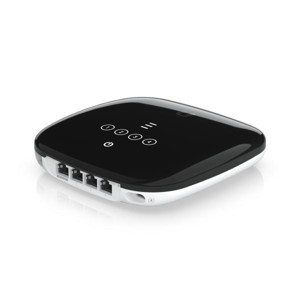 Ubiquiti UFiber WiFi 6 Unità di rete ottica [ONU] (Ubiquiti UFiber WiFi 6 4-Port GPON Router + WiFi 6 - UF-WiFi6 [UK Adaptor])