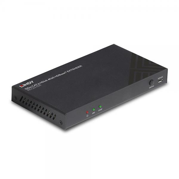 Lindy 38342 moltiplicatore AV Ricevitore AV Nero (100M Cat.6 Hdmi 4K60 Hdbaset - Receiver - Warranty: 24M)