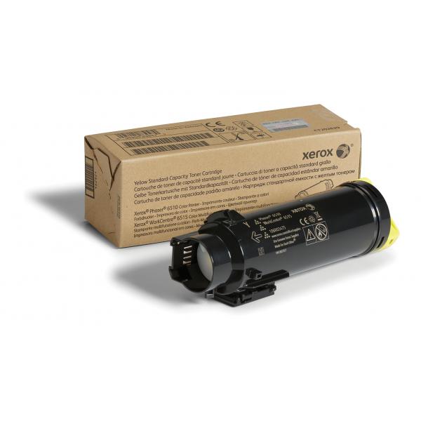 Xerox Cartuccia toner Giallo a Capacità standard da 1000 Pagine per Phaser® 6510, WorkCentre® 6515 [106R03475] (YELLOW STANDARD CAP TONER - /F WC6515/PHASER6510[1000 PAGES])