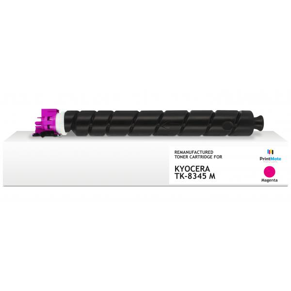 PrintMate K40220F6 cartuccia toner 1 pz Compatibile Magenta (REMANUFACTURED MAGENTA TONER TK-8345M 12000P YIELD)