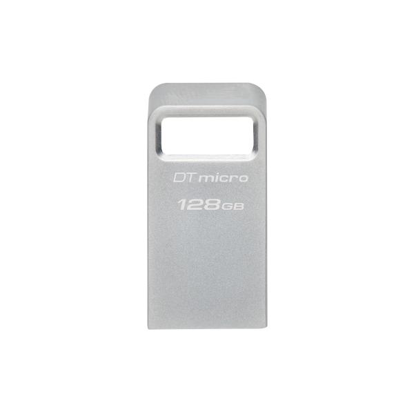 Kingston Technology DataTraveler 128GB Micro 200MB/s Metal USB 3.2 Gen 1 (128GB DT MICRO USB 3.2 200MB/S - METAL GEN 1)