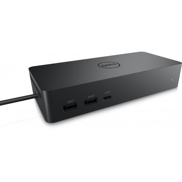 DELL Dock universale - UD22 (Universal Dock - UD22 Docking - Thunderbolt Black USB-C - - HDMI, 2 x DP, USB-C - GigE - 130 Watt incl. AC Adapter and USB-C cable - 0.79 m - Warranty: 12M)