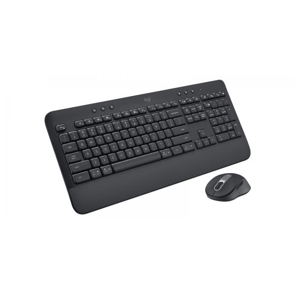 Logitech 920-011004 tastiera Mouse incluso Ufficio Bluetooth QWERTY US International Grafite (MK650 FOR BUSINESS GRAPHITEUS)