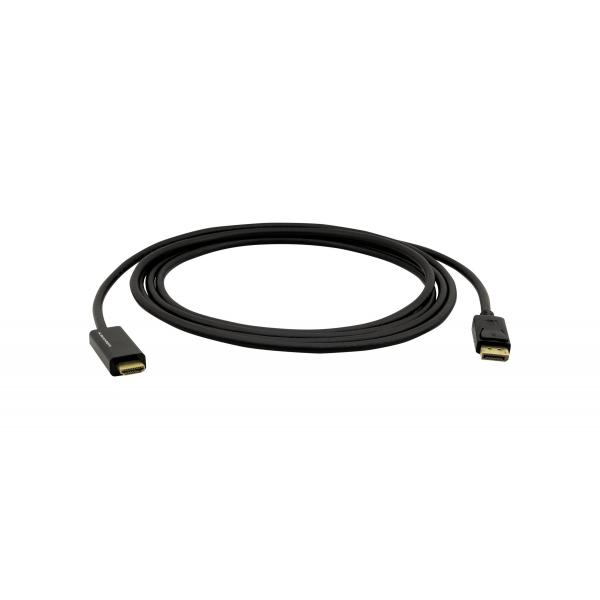 Kramer Electronics C-DPM/HM/UHD-10 3 m DisplayPort HDMI tipo A [Standard] Nero (Kramer Electronics C-DPM/HM/UHD-10 3 m)