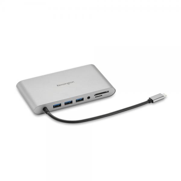 Kensington Docking station portatile senza driver doppia uscita video UH1440P USB-C 5 Gbps – DP/HDMI/VGA (KENSINGTON UH1440P MOBILE USB-C - 8-IN-1 DOCKINGSTATION)