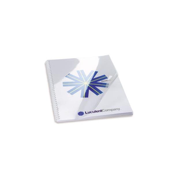 GBC Copertine rilegatura HiClear A3 PVC 150mic trasparenti [100] (GBC CF121880 HiClear Binding Cover A3 180 Micron Pack of 100)