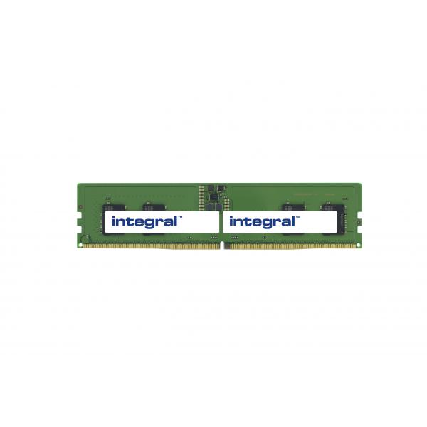 Integral SNP29NJ4C/8G-IN memoria 8 GB 1 x 8 GB DDR5 288-pin DIMM (8GB PC RAM MODULE DDR5 4800MTs PC5-38400 UNBUFFERED NON-ECC DIMM 1.1V 1GX16 CL40 INTEGRAL)