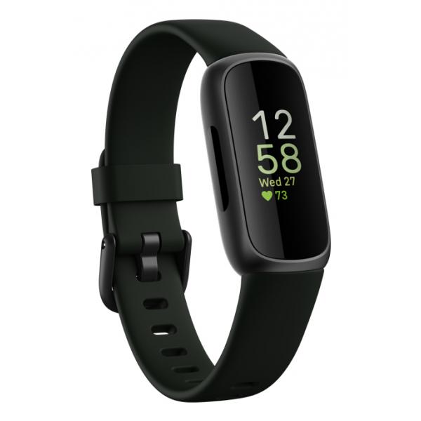Fitbit Inspire 3 Tracciatore di attività da braccio Nero (Inspire 3 Armband Activity - Tracker Black - Warranty: 12M)