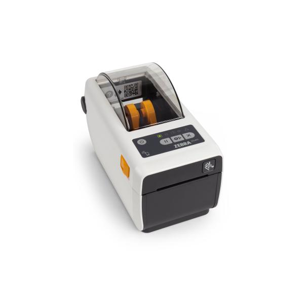 Zebra ZD411-HC stampante per etichette [CD] Termica diretta 300 x 300 DPI 102 mm/s Con cavo e senza cavo Collegamento ethernet LAN Bluetooth (ZD411 DT HEALTHCARE 300DPI USB - USB HOST ETH BTLE5 EU/UK