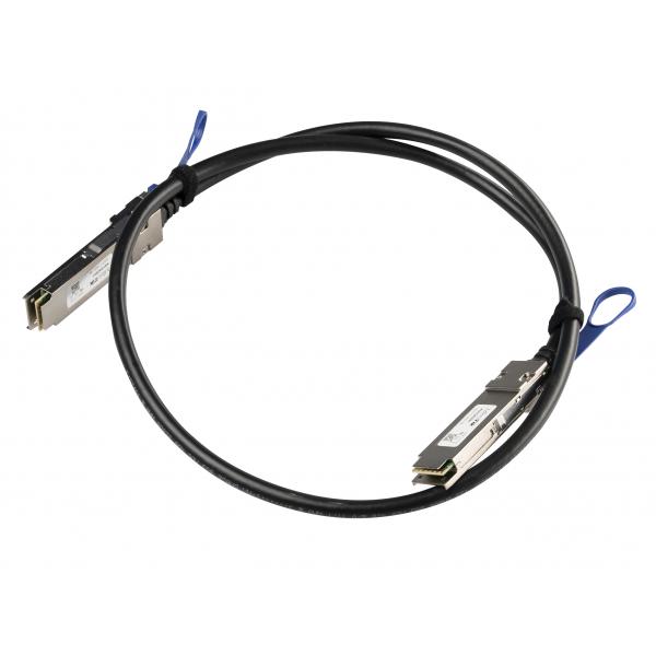 Mikrotik XQ+DA0001 cavo InfiniBand e in fibra ottica 1 m QSFP+ to QSFP+ / QSFP28 to QSFP28 Nero (MikroTik 100GBase-kabel til direkte p? LEADTIME5DAYS:leadtime of 5 days)
