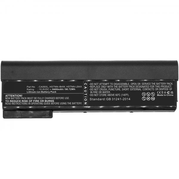 CoreParts MBXHP-BA0286 ricambio per laptop Batteria (Laptop Battery for HP 90.72Wh - 10.8V 8400mAh 90.72Wh Li-ion - 10.8V 8400mAh Black - Warranty: 12M)