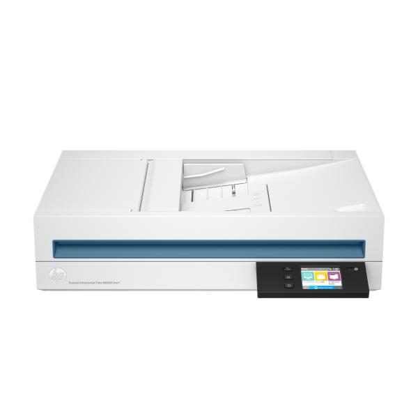 HP ScanJet Enterprise Flow N6600 fnw1 Scanner piano 1200 x 1200 DPI (Scanjet Enterprise Flow N6600 - Fnw1 Flatbed & Adf Scanner - 1200 X 1200 Dpi A4 White - Warranty: 12M)