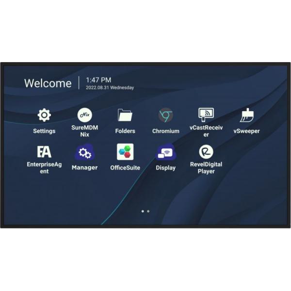 Viewsonic CDE9830 visualizzatore di messaggi 2,49 m [98] Wi-Fi 500 cd/m² 4K Ultra HD Nero Processore integrato Android 11 (CDE9830 - 98 4K [UHD] LED - Signage & Presentation - Display, Landscape or P