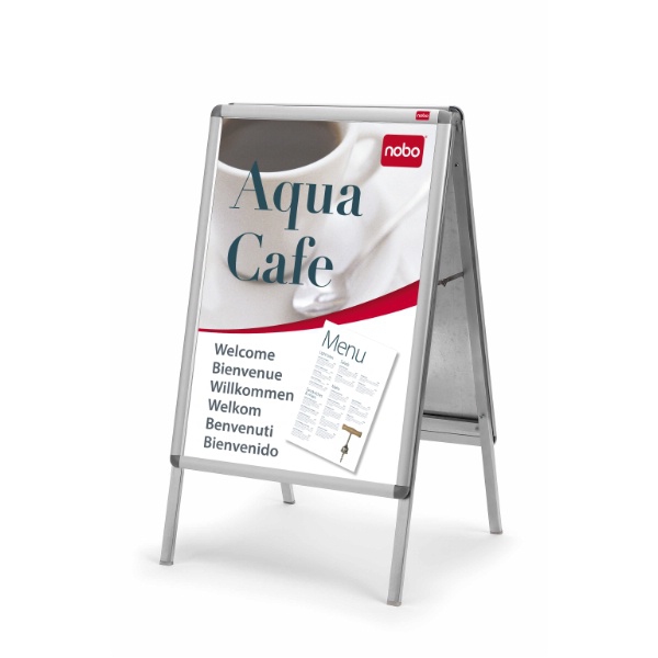 Nobo Cornici a Scatto A Cavalletto (Nobo 1902204 A0 A-Board Clip Frame Poster Display)