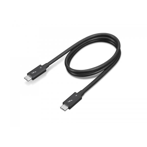 Lenovo 4X91K16968 Cavo Thunderbolt 0,7 m 40 Gbit/s Nero (LENOVO THUNDERBOLT 4 CABLE - 40GBPS - 0.7M)