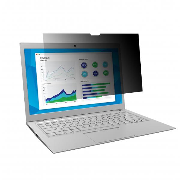 3M Filtro Privacy per 14 pol Laptop, 16:9, PF140W9B (Privacy Filter 14 16:9 COMPLY - Anti-Glare, Frameless, Black - Warranty: 12M)