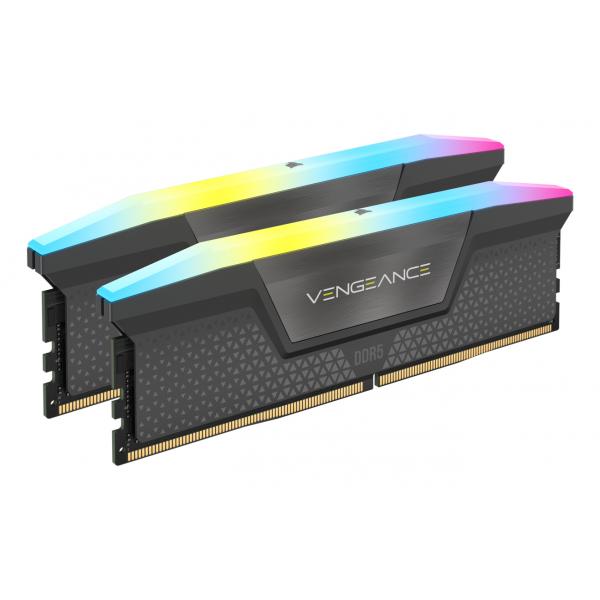 Corsair Vengeance RGB memoria 32 GB 2 x 16 GB DDR5 288-pin DIMM (CORSAIR DDR5 6000 D/K VENG RGB BLK 32GB)