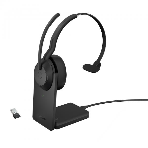 Jabra Evolve2 55 Auricolare Wireless A Padiglione Ufficio USB tipo-C Bluetooth (JABRA EVOLVE2 55 LINK 380a UC MONO STAND)