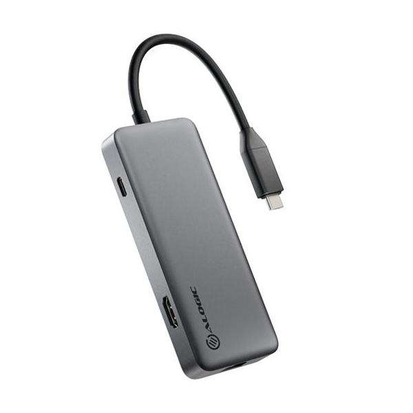 ALOGIC SPARK USB tipo-C Grigio (USB 4 SPARK 6-IN-1 HUB - WITH - 8K HDMI)