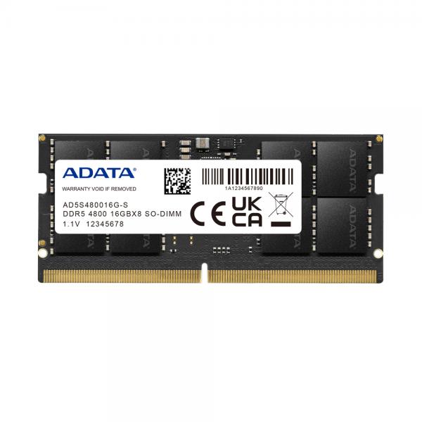 ADATA Premier memoria 16 GB 1 x 16 GB DDR5 262-pin SO-DIMM Data Integrity Check [verifica integrità dati] (PREMIER 16GB DDR5 4800 SODIMM)