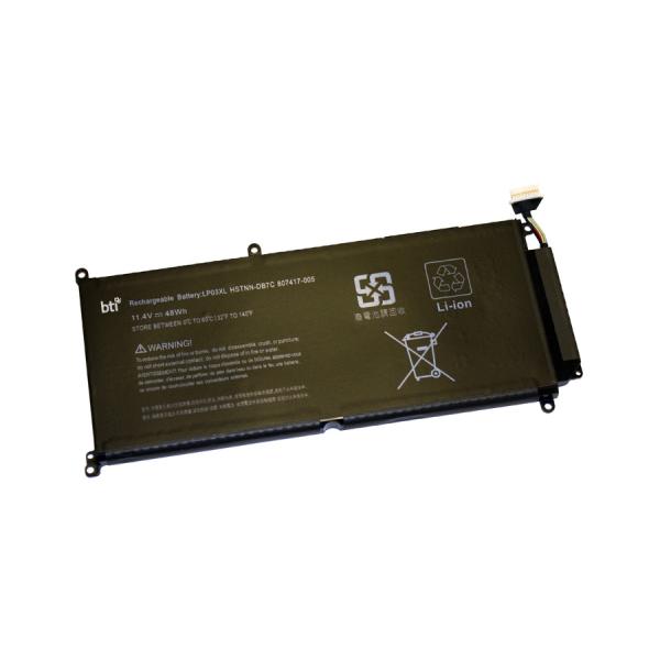 BTI 807417-005 Batteria (BTI 55Wh 3 cell 807417-005 compatible battery for HP - COMPAQ ENVY 15-AH00NA ENVY 15-AH151SA ENVY 15-AH000NA ENVY M6-P114DX ENVY M6-P113DX)