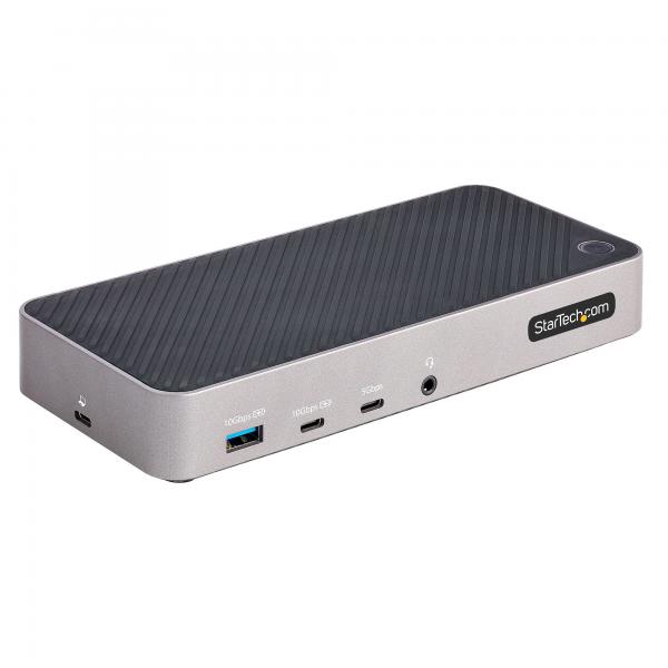 StarTech.com Docking Station USB-C per Tre Monitor - Dock USB C Triplo HDMI/DP 4K - Hub USB a 5 Porte - GbE - PD 100W, Compatibile TB3 e 4 (StarTech.com Docking Station USB-C per Tre Monitor HDMI/DP