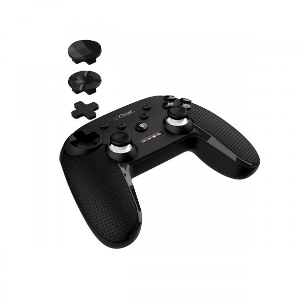 Trust GXT 542 MUTA Nero Bluetooth/RF/USB Joystick Analogico/Digitale Android, Nintendo Switch, PC, Tablet PC, iOS (GXT542 MUTA WIRELESS CONTROLLER - ECO FRIENDLY)
